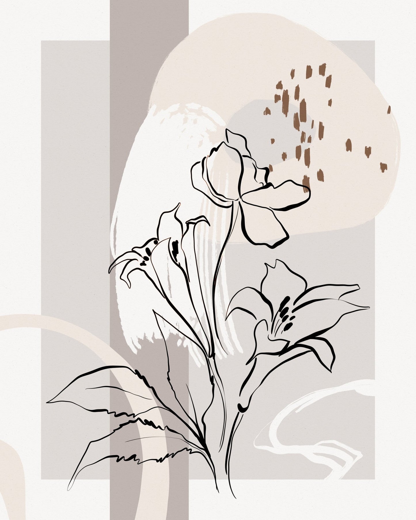 Neutral Line Flowers