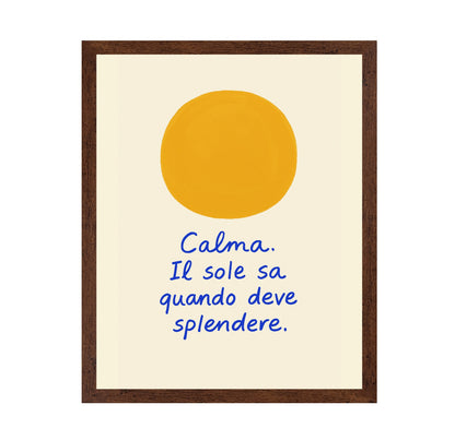 Calma Sun Quote