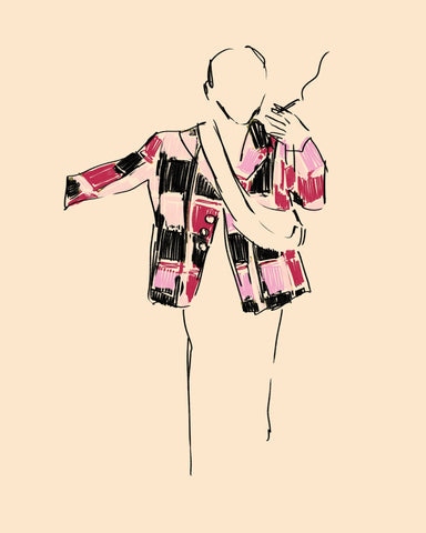 Chic Patchwork Jacket