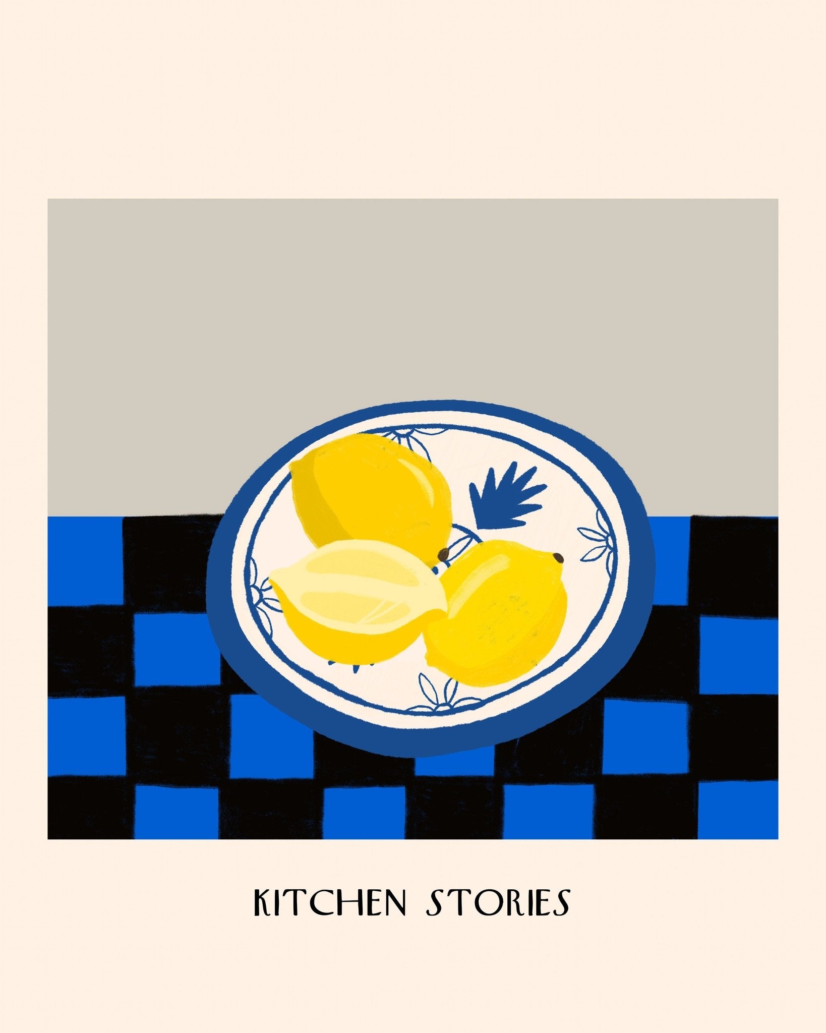 Lemon Kitchen Plate