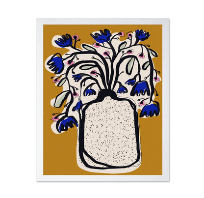 Blue Bloom Vase No1