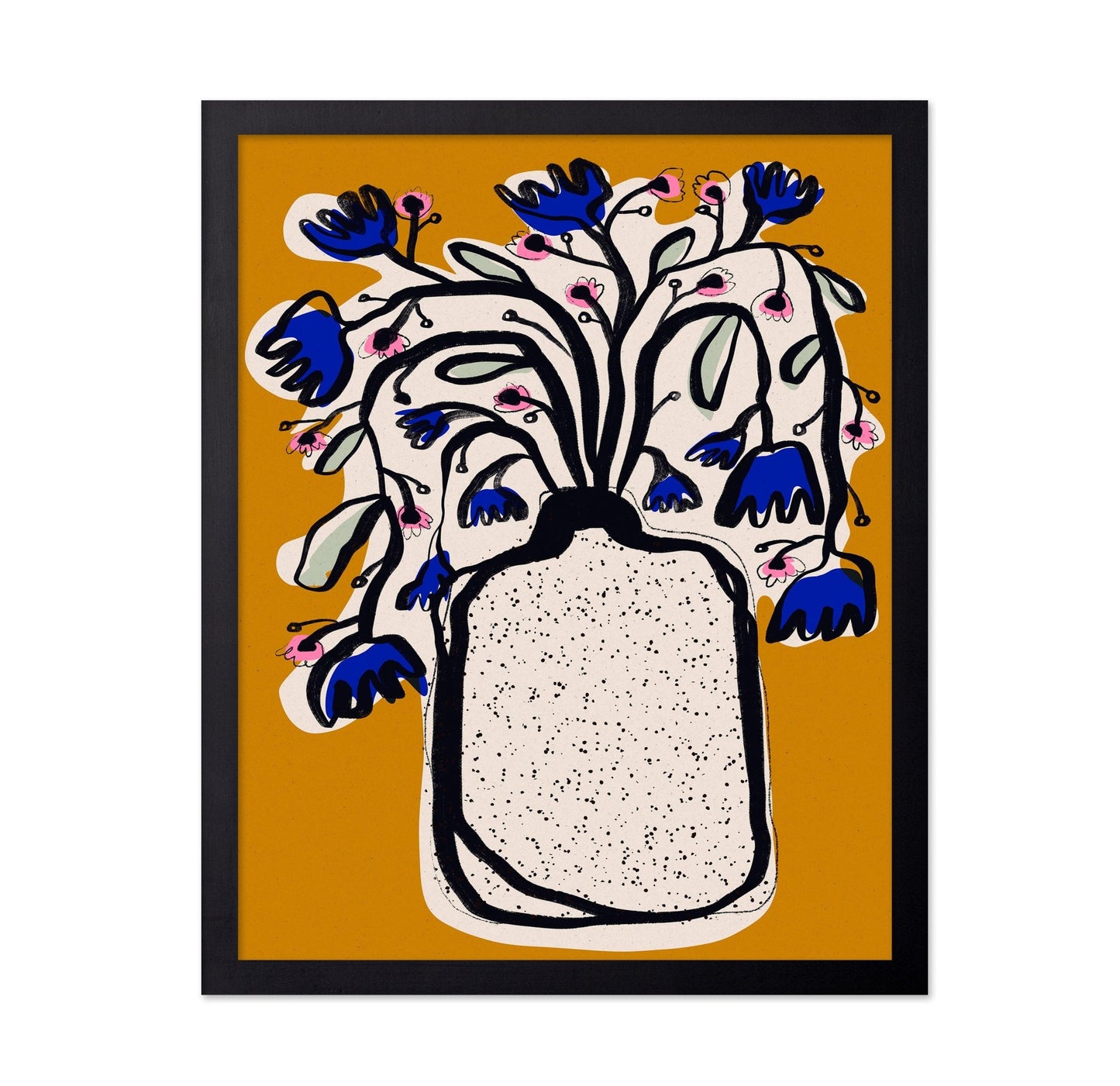 Blue Bloom Vase No1