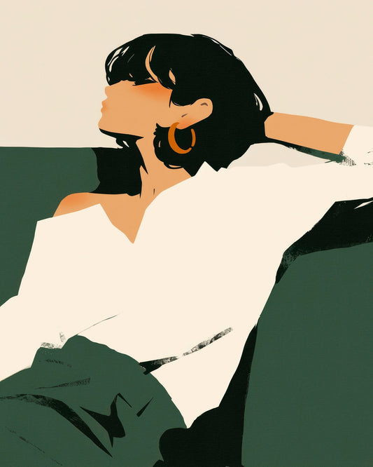 Relaxed Woman Portrait