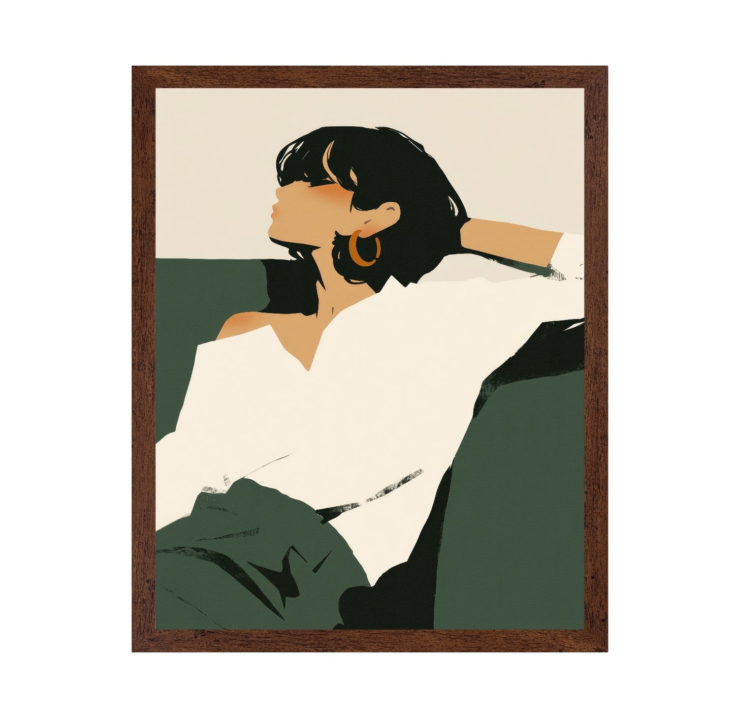 Relaxed Woman Portrait
