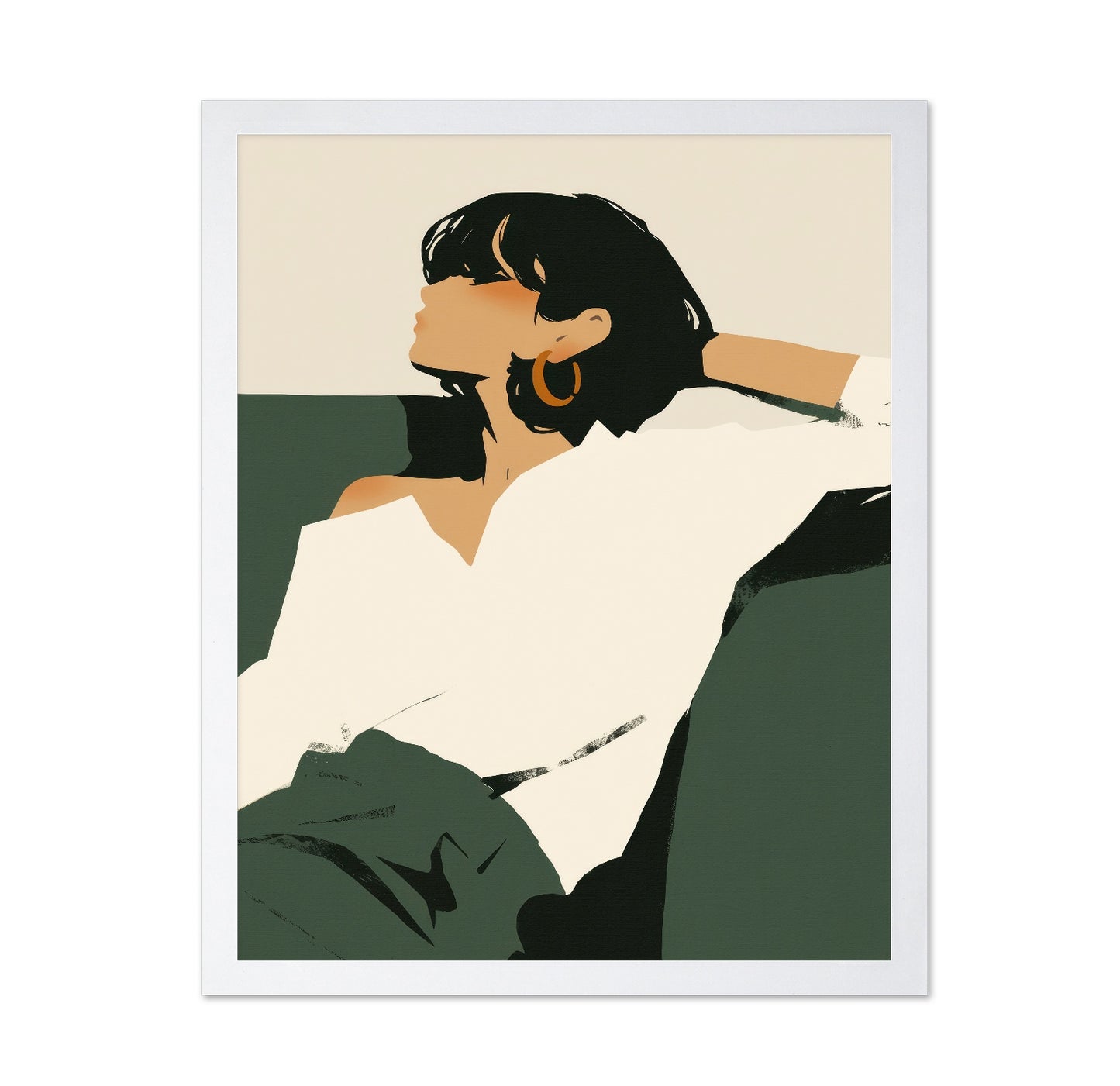 Relaxed Woman Portrait