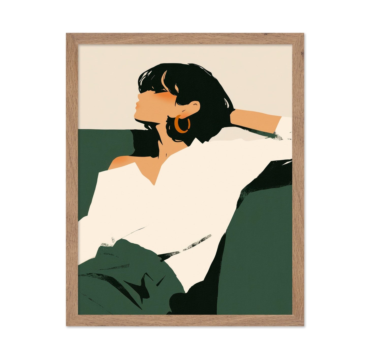 Relaxed Woman Portrait