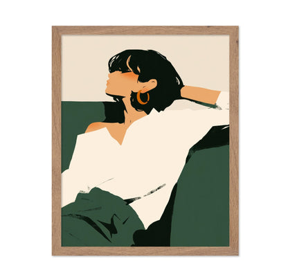 Relaxed Woman Portrait