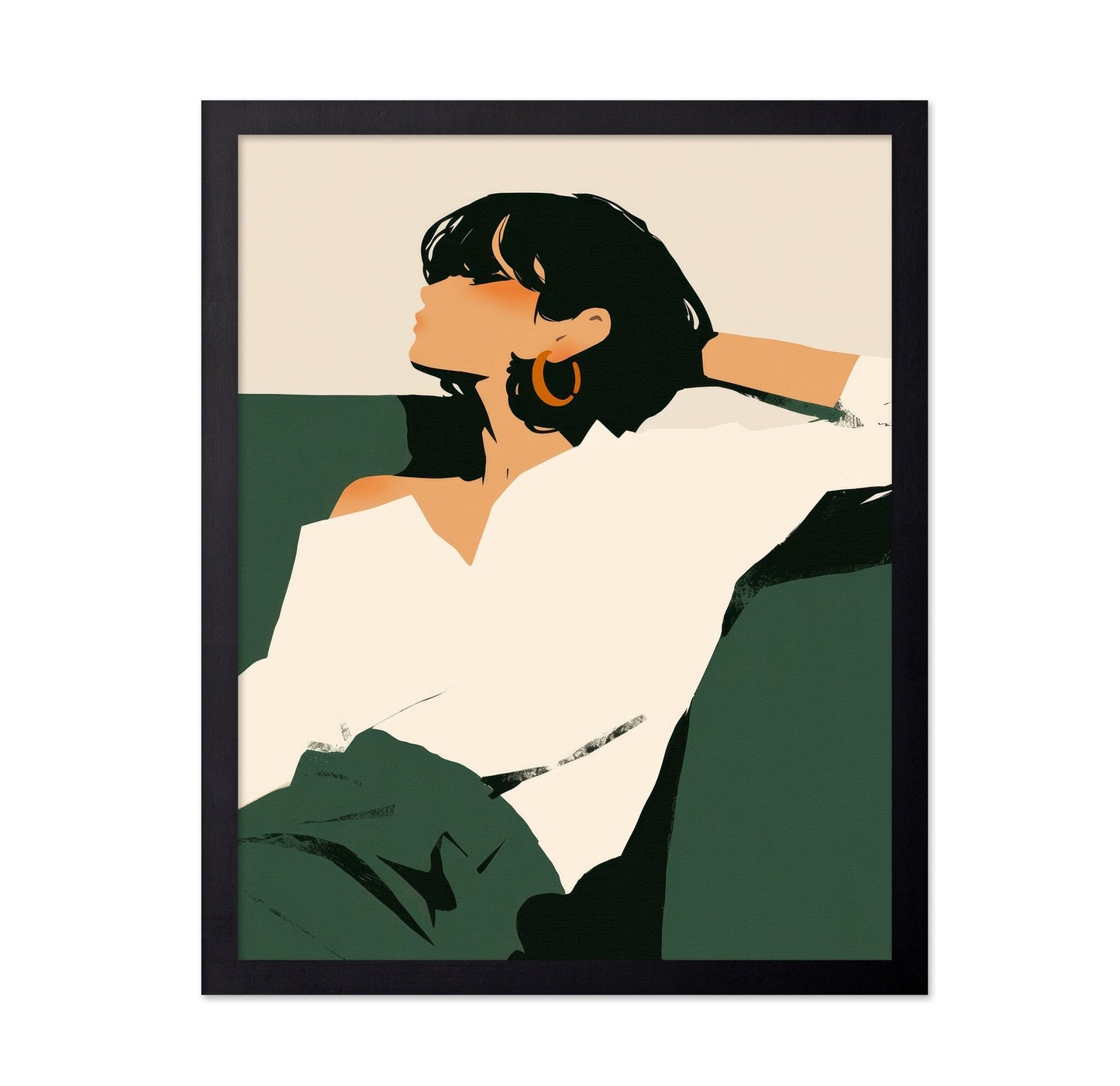 Relaxed Woman Portrait