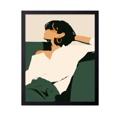 Relaxed Woman Portrait