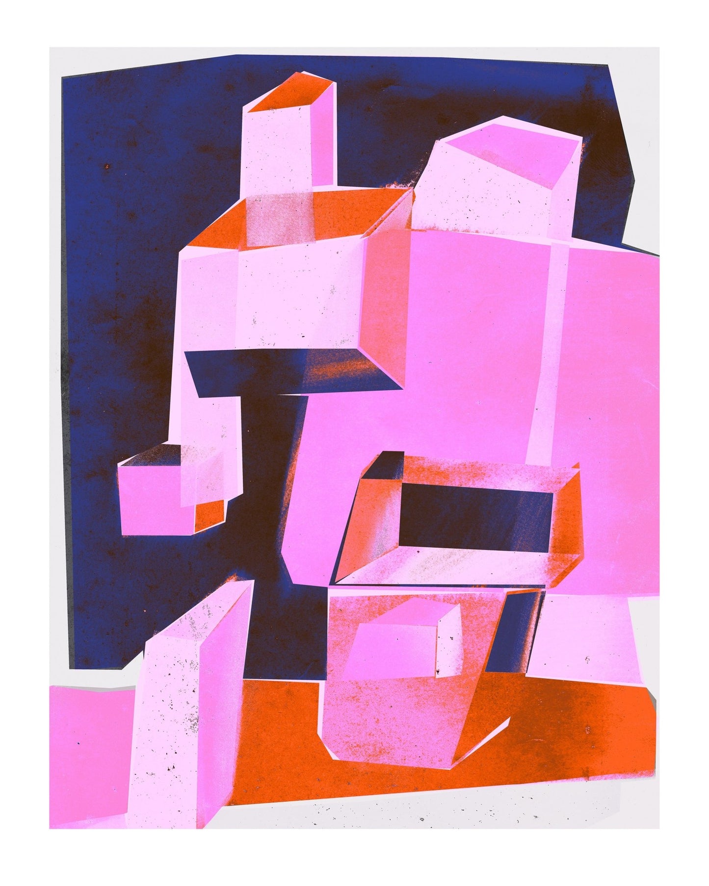 Neon Cube Balance
