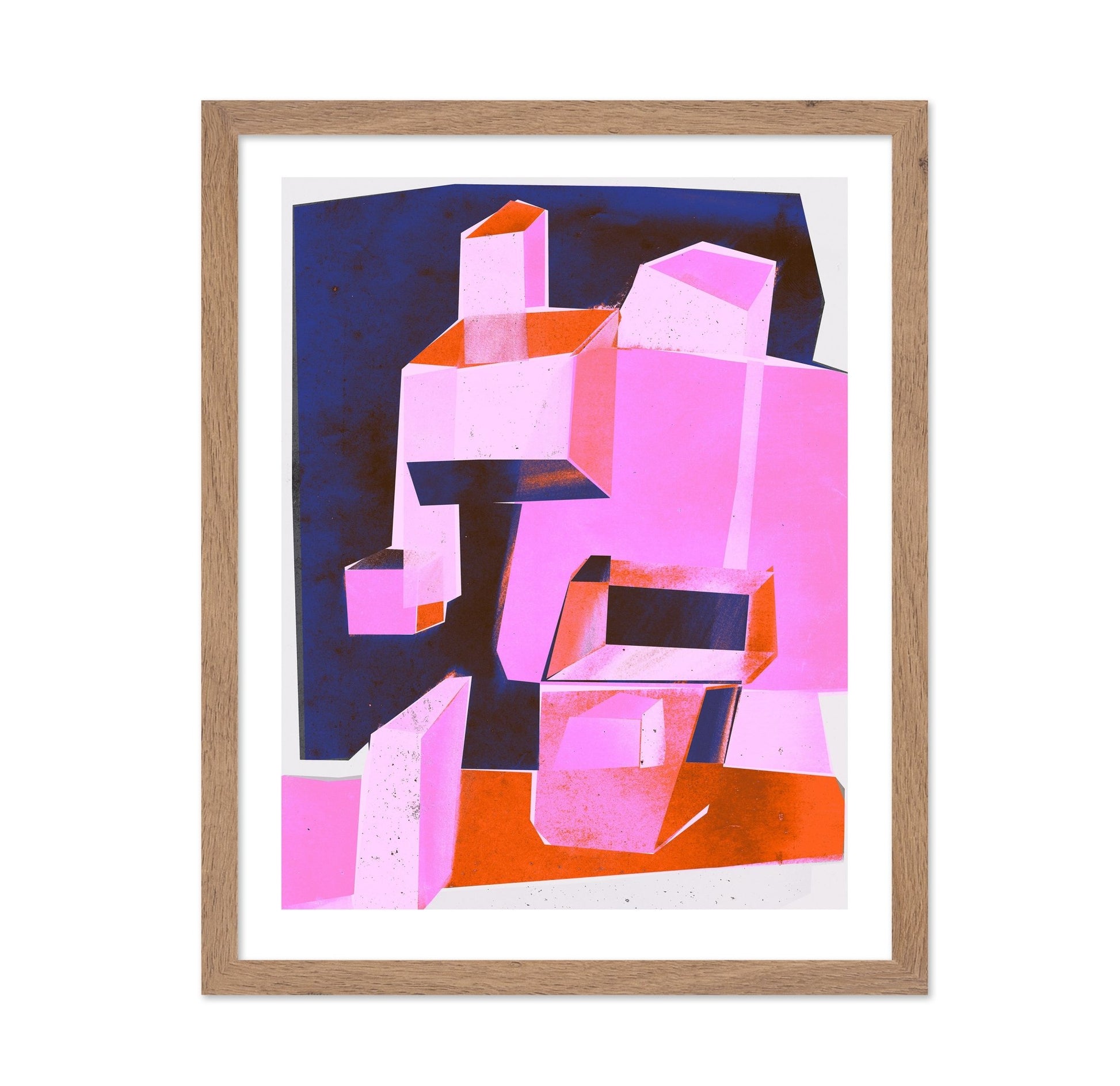 Neon Cube Balance