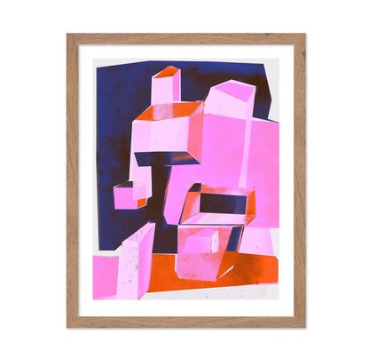 Neon Cube Balance