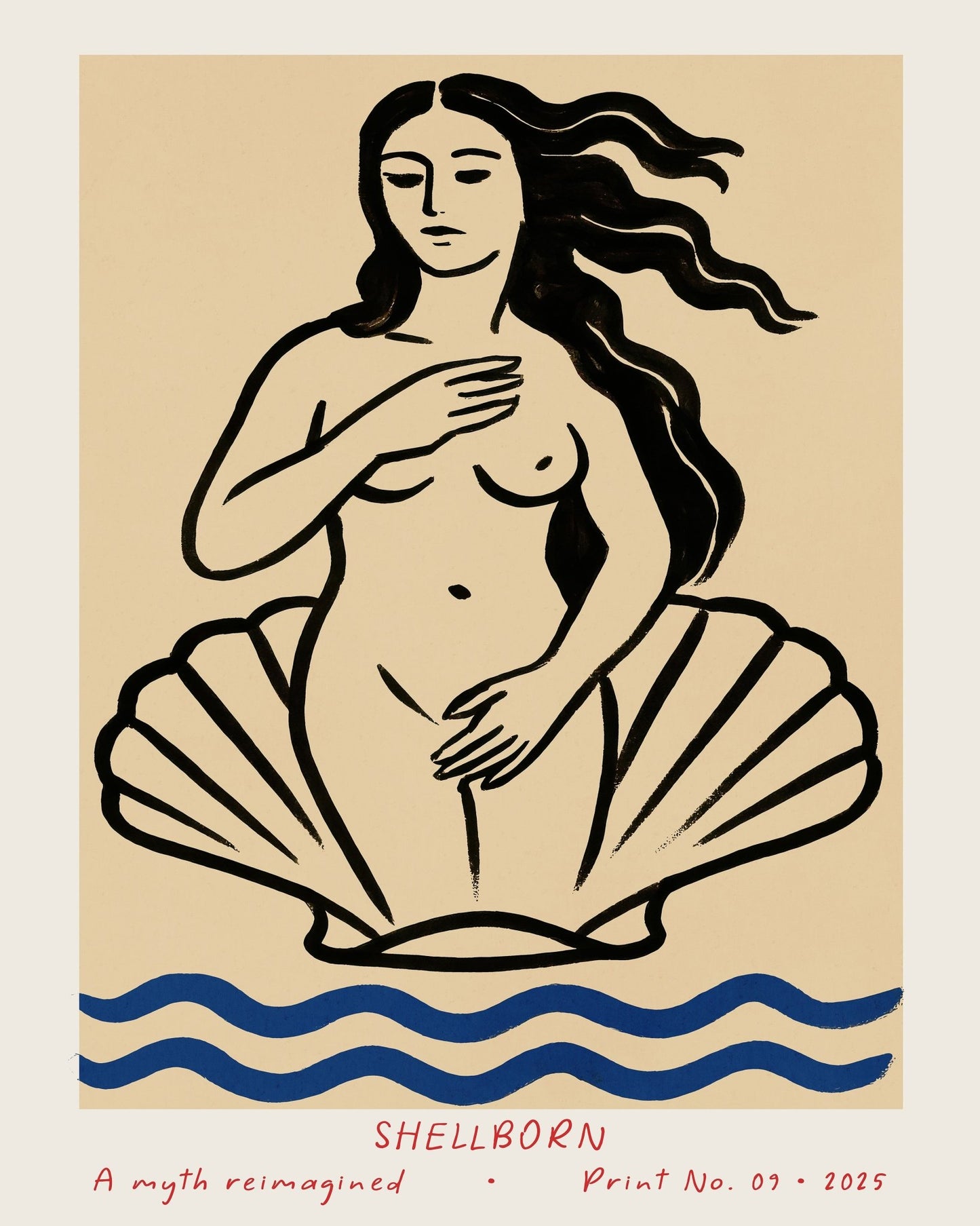 Sea Goddess Sketch