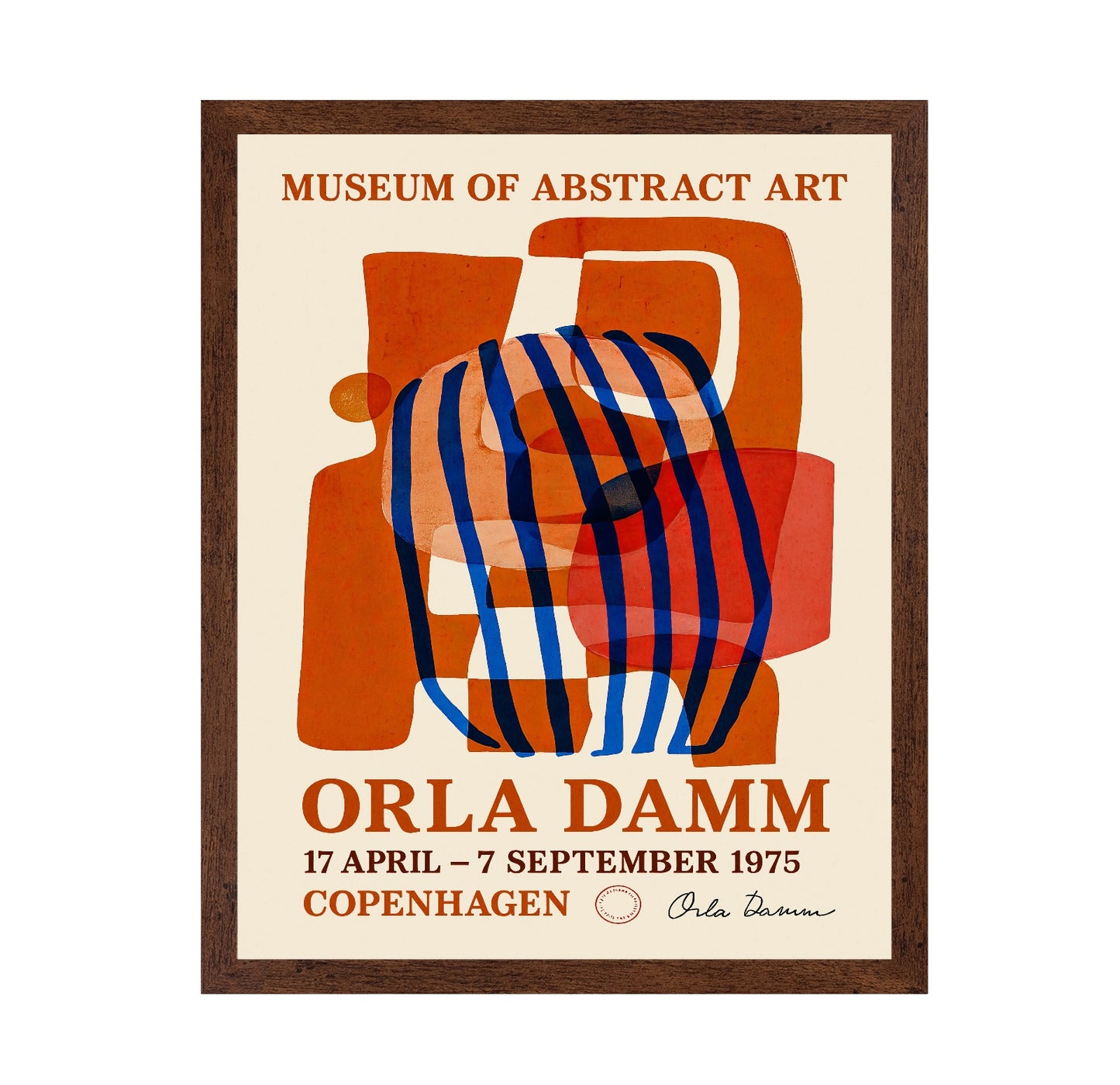 Abstract Museum Poster