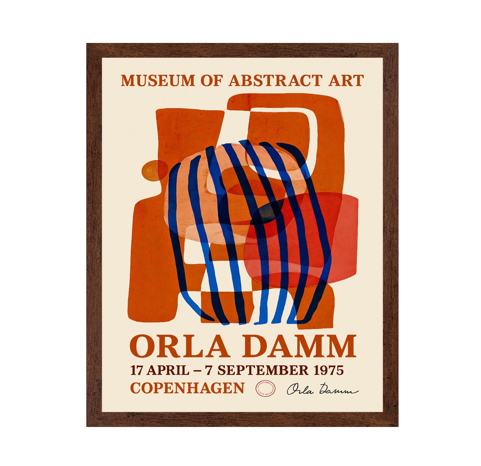 Abstract Museum Poster