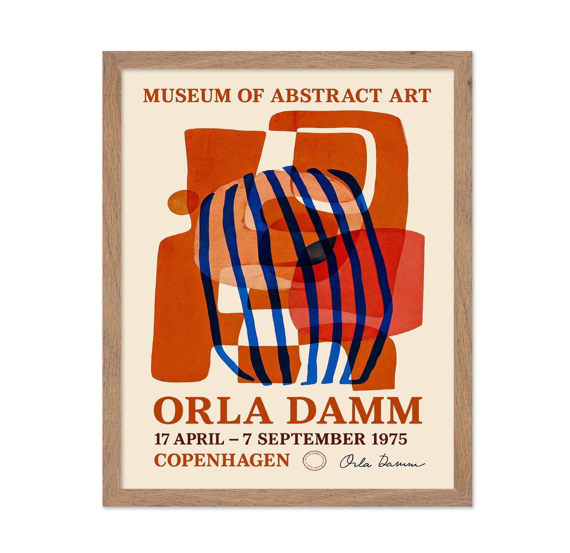 Abstract Museum Poster