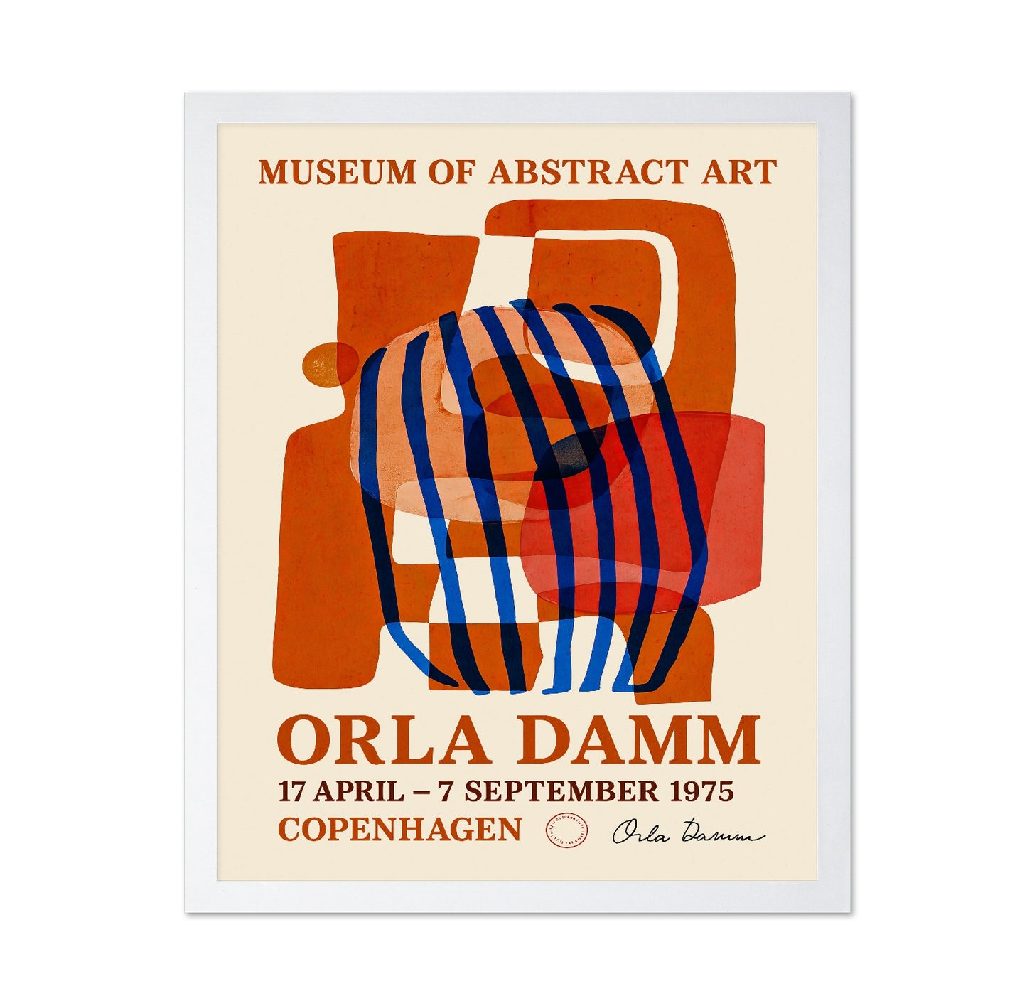 Abstract Museum Poster