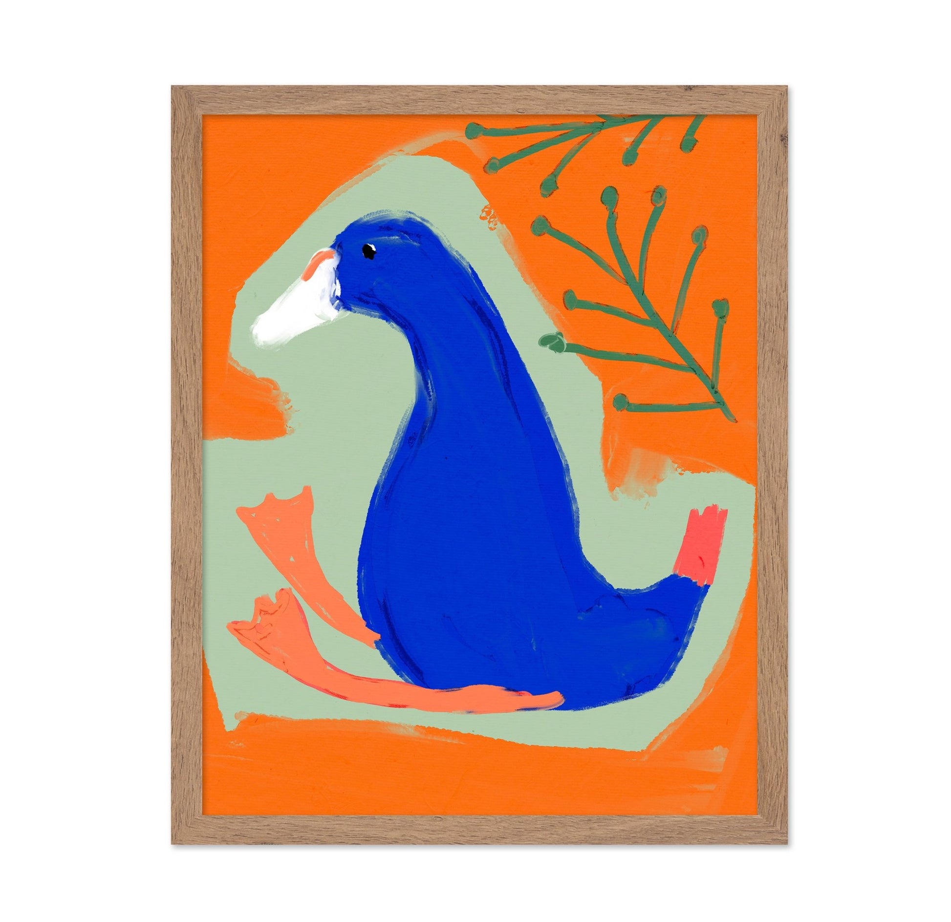Blue Duck Portrait