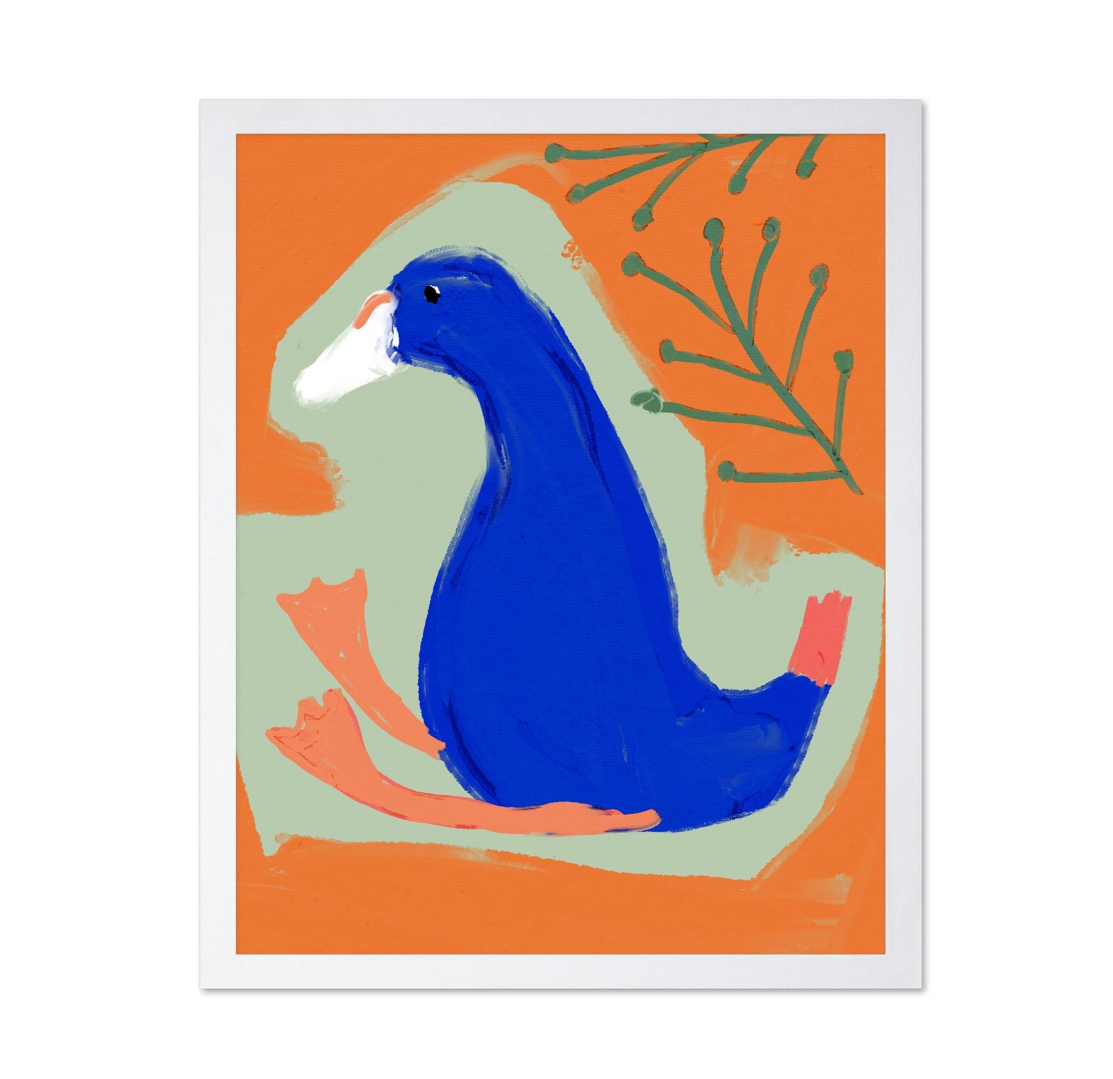 Blue Duck Portrait
