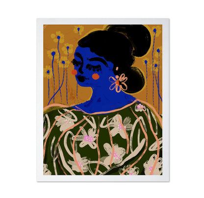 Blue Muse Portrait
