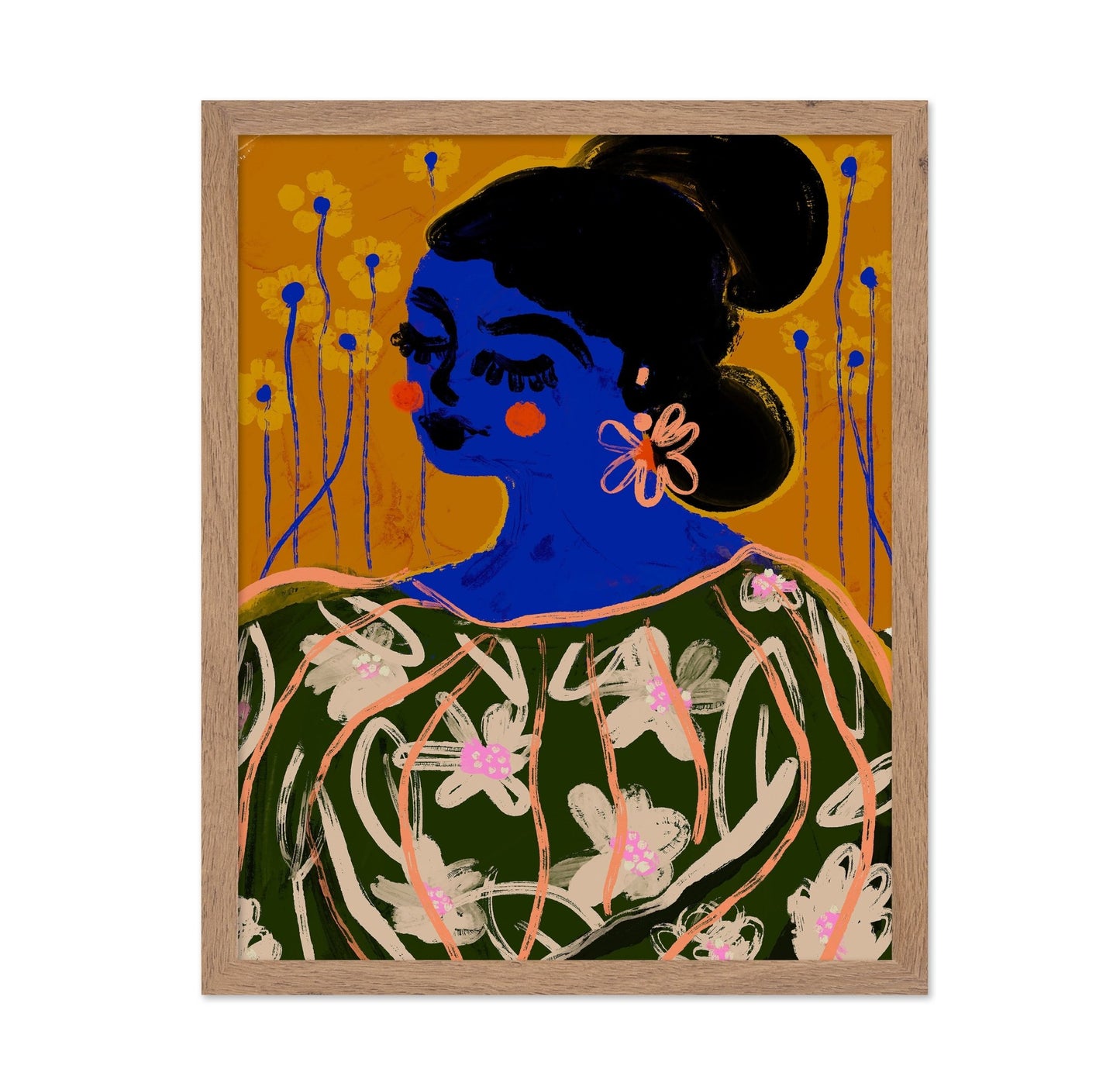 Blue Muse Portrait