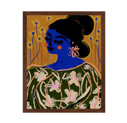 Blue Muse Portrait
