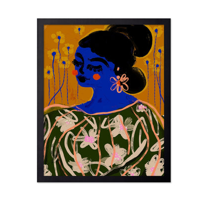 Blue Muse Portrait