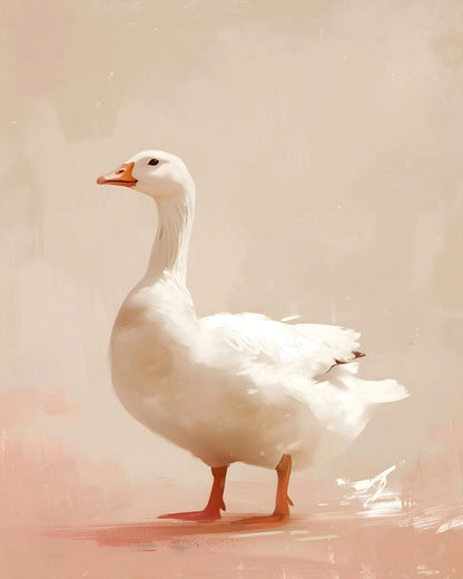 White Goose Portrait No2