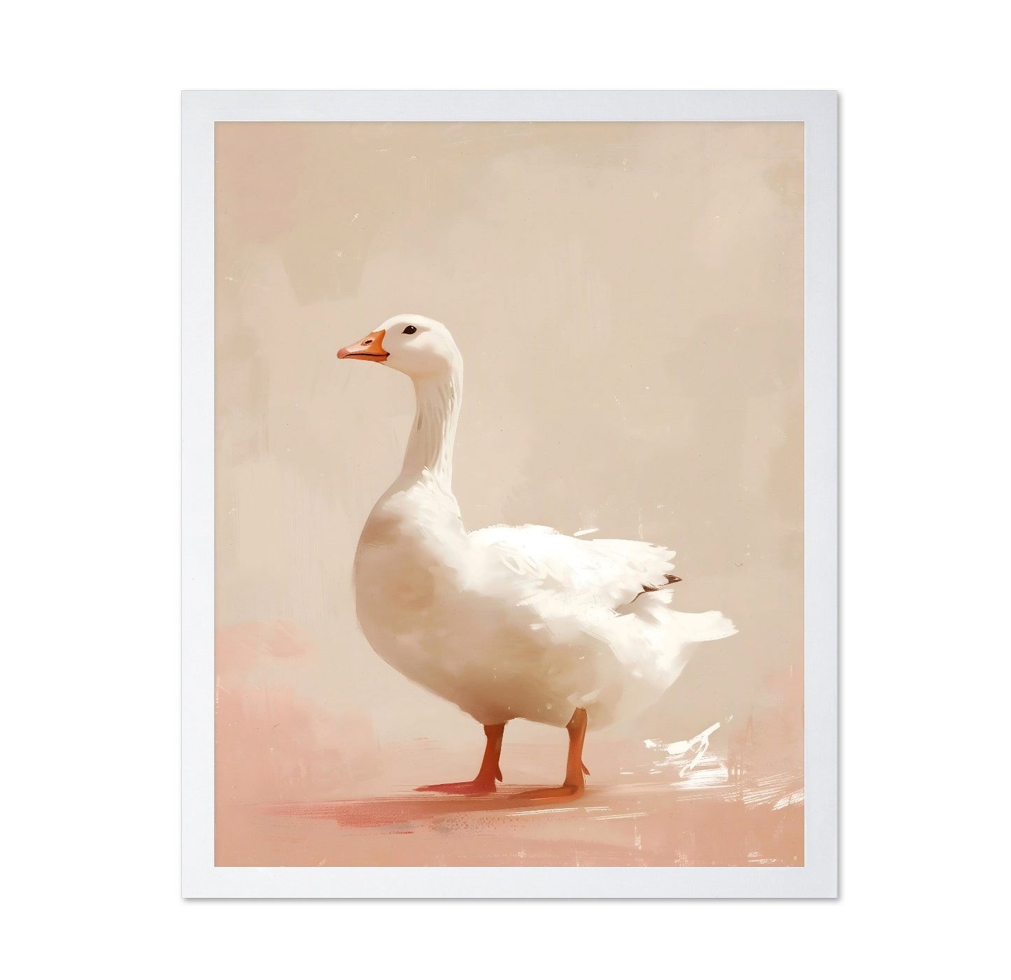 White Goose Portrait No2