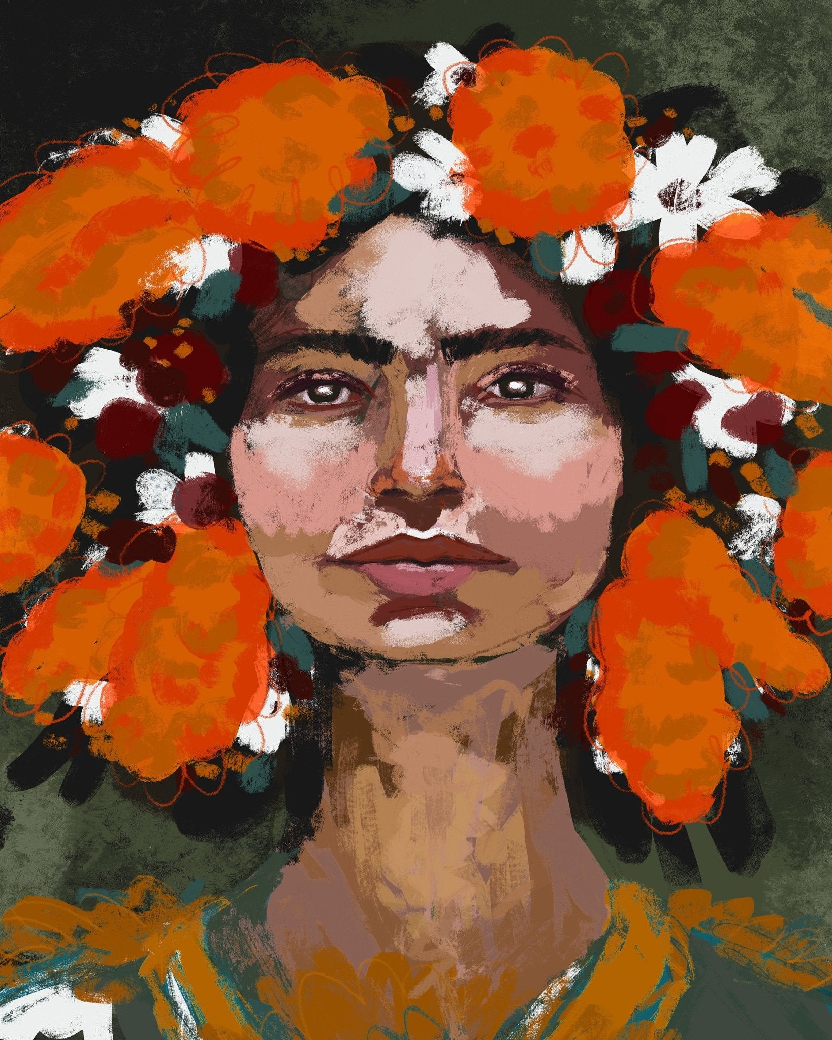 Floral Crown Portrait No2