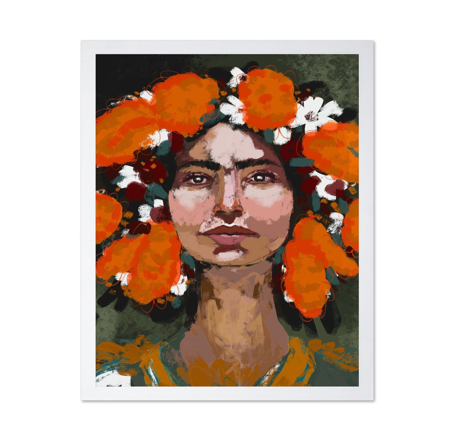 Floral Crown Portrait No2