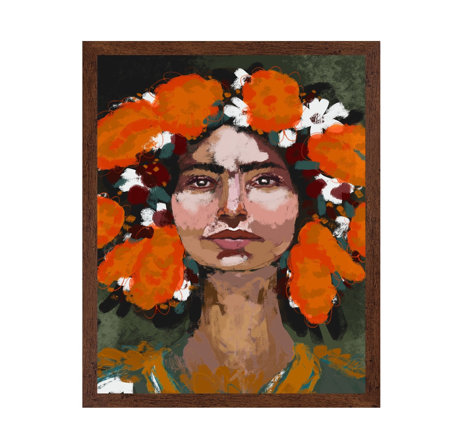 Floral Crown Portrait No2