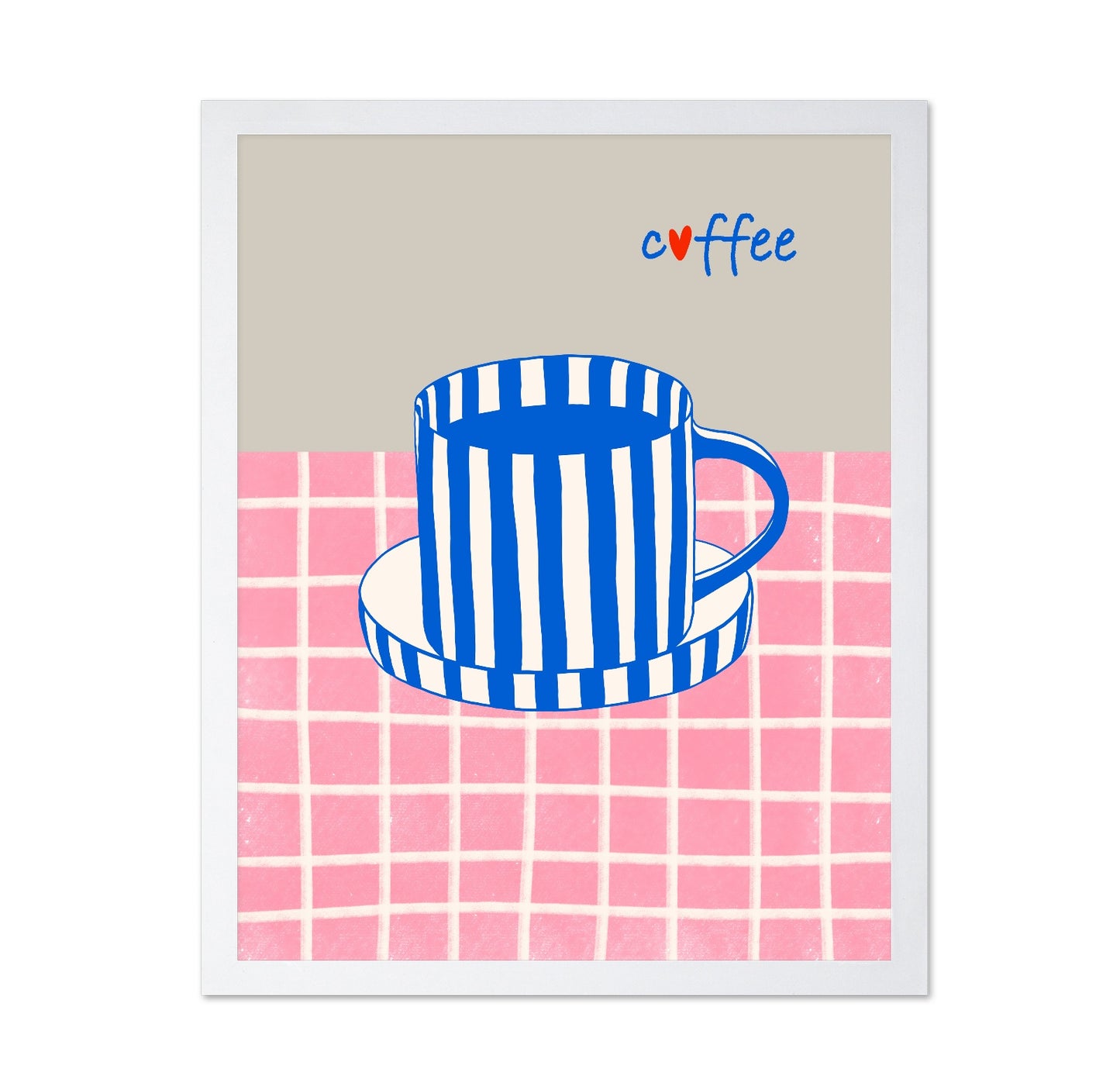 Striped Coffee Cup