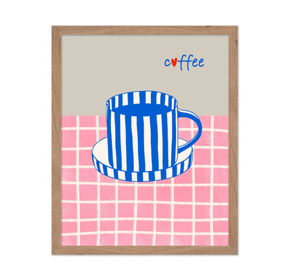 Striped Coffee Cup