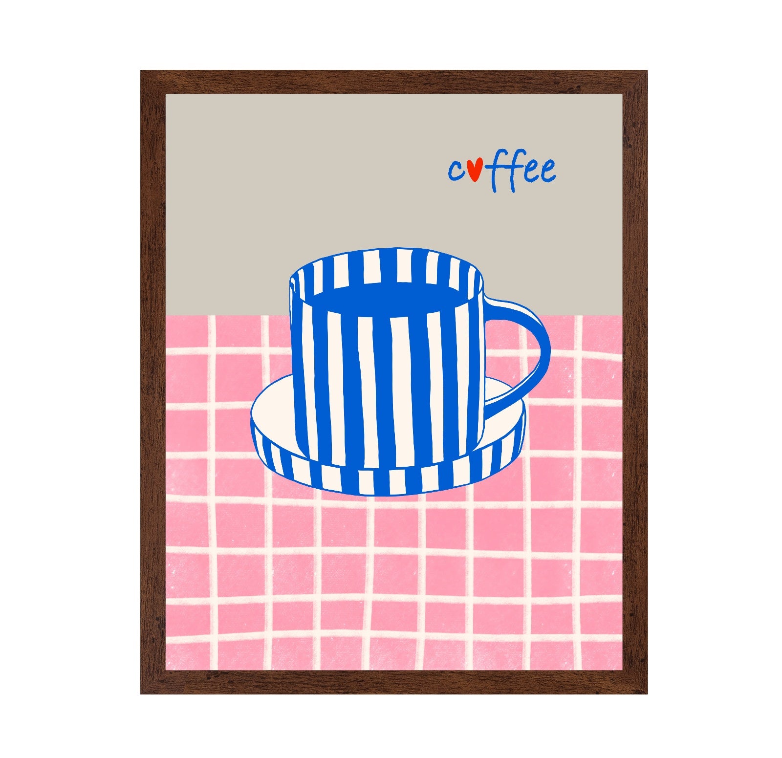 Striped Coffee Cup