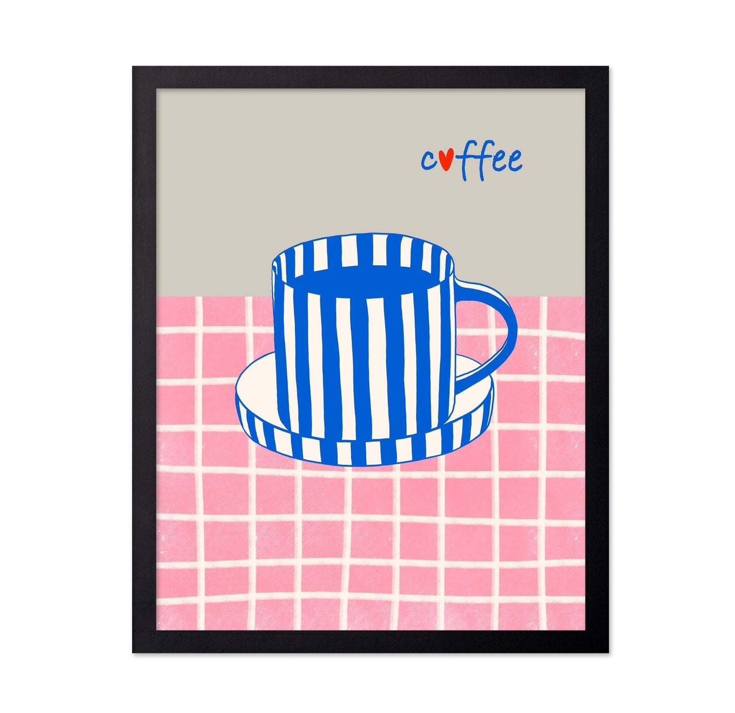 Striped Coffee Cup