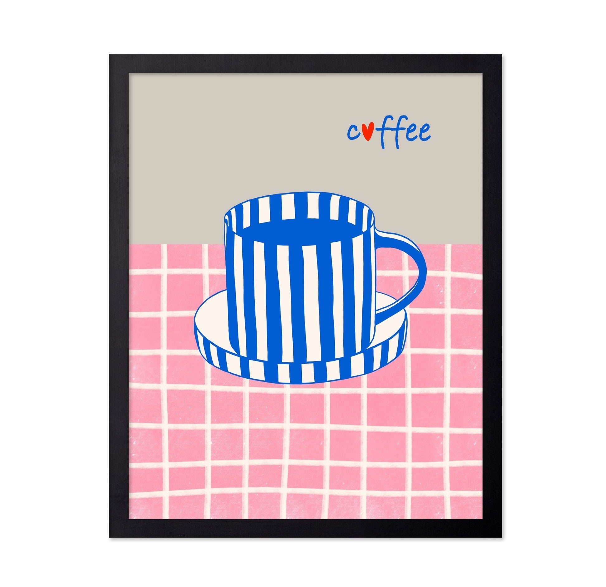 Striped Coffee Cup