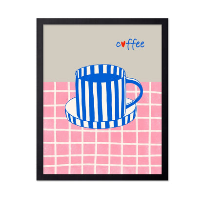 Striped Coffee Cup