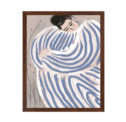 Curled Striped Figure