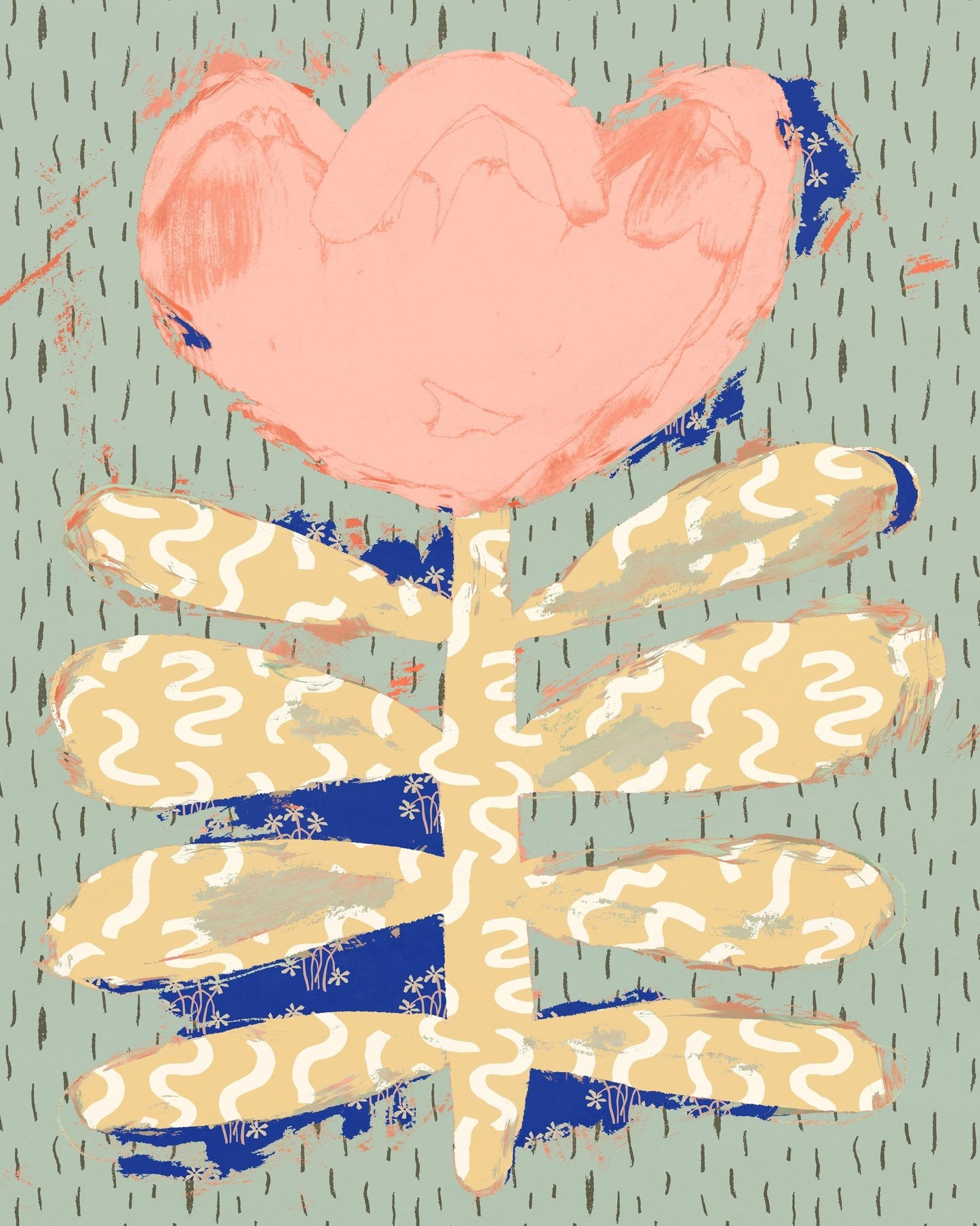 Abstract Bloom Form