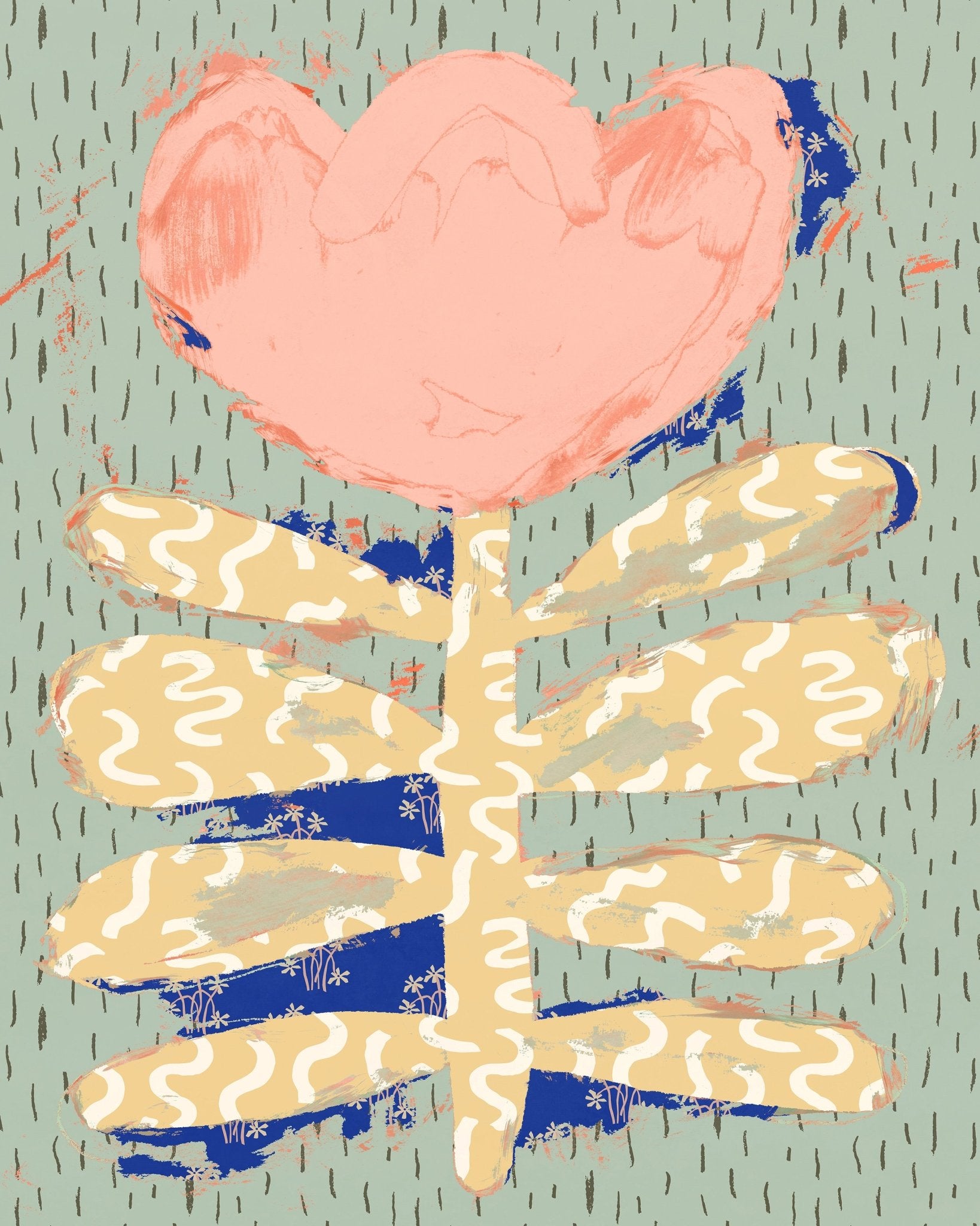 Abstract Bloom Form