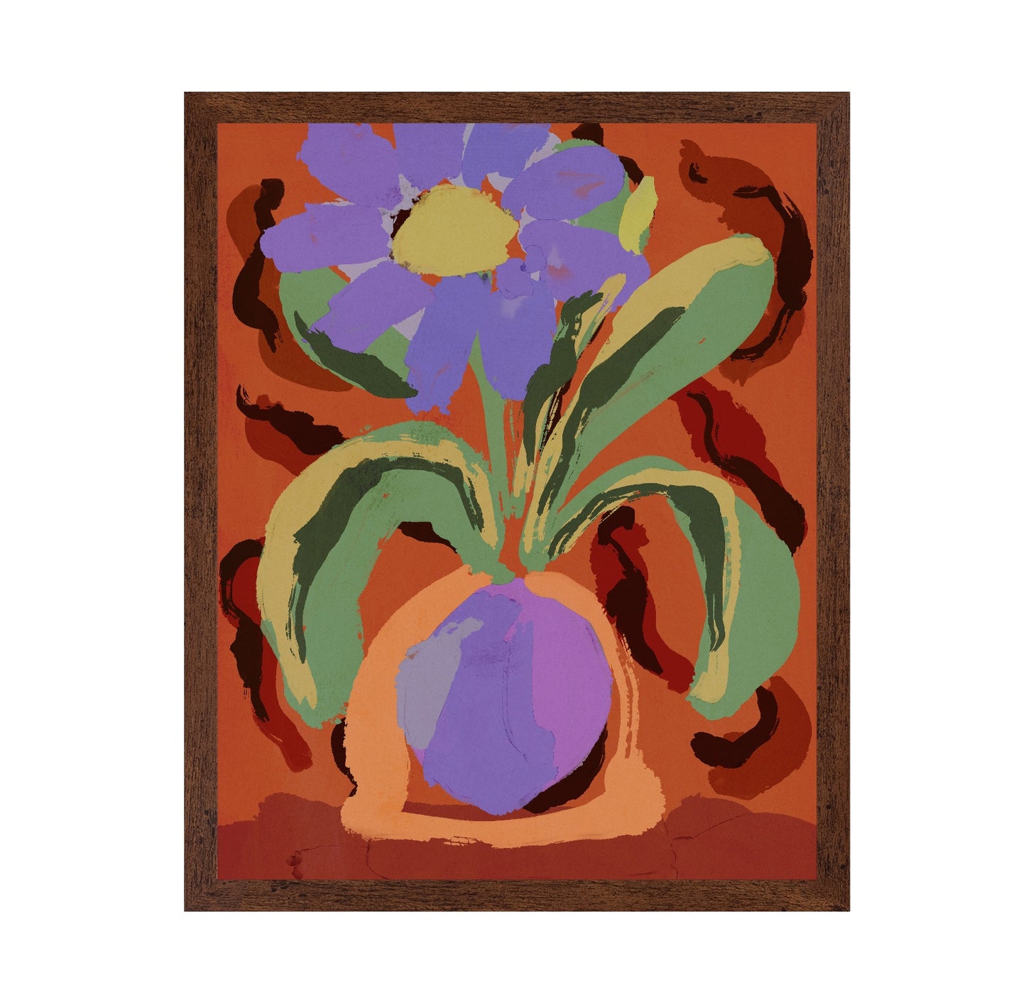 Bold Floral Vase