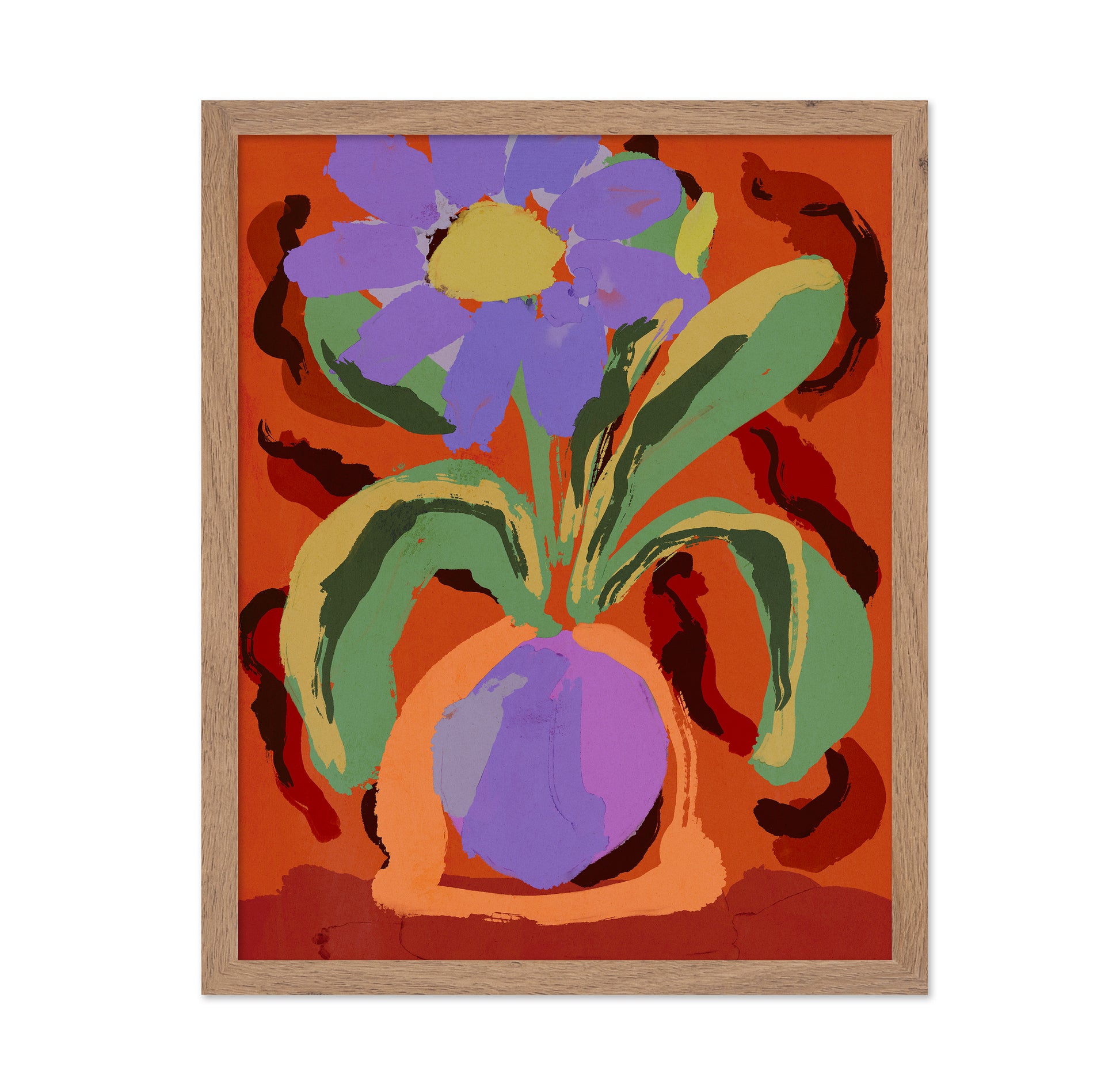 Bold Floral Vase