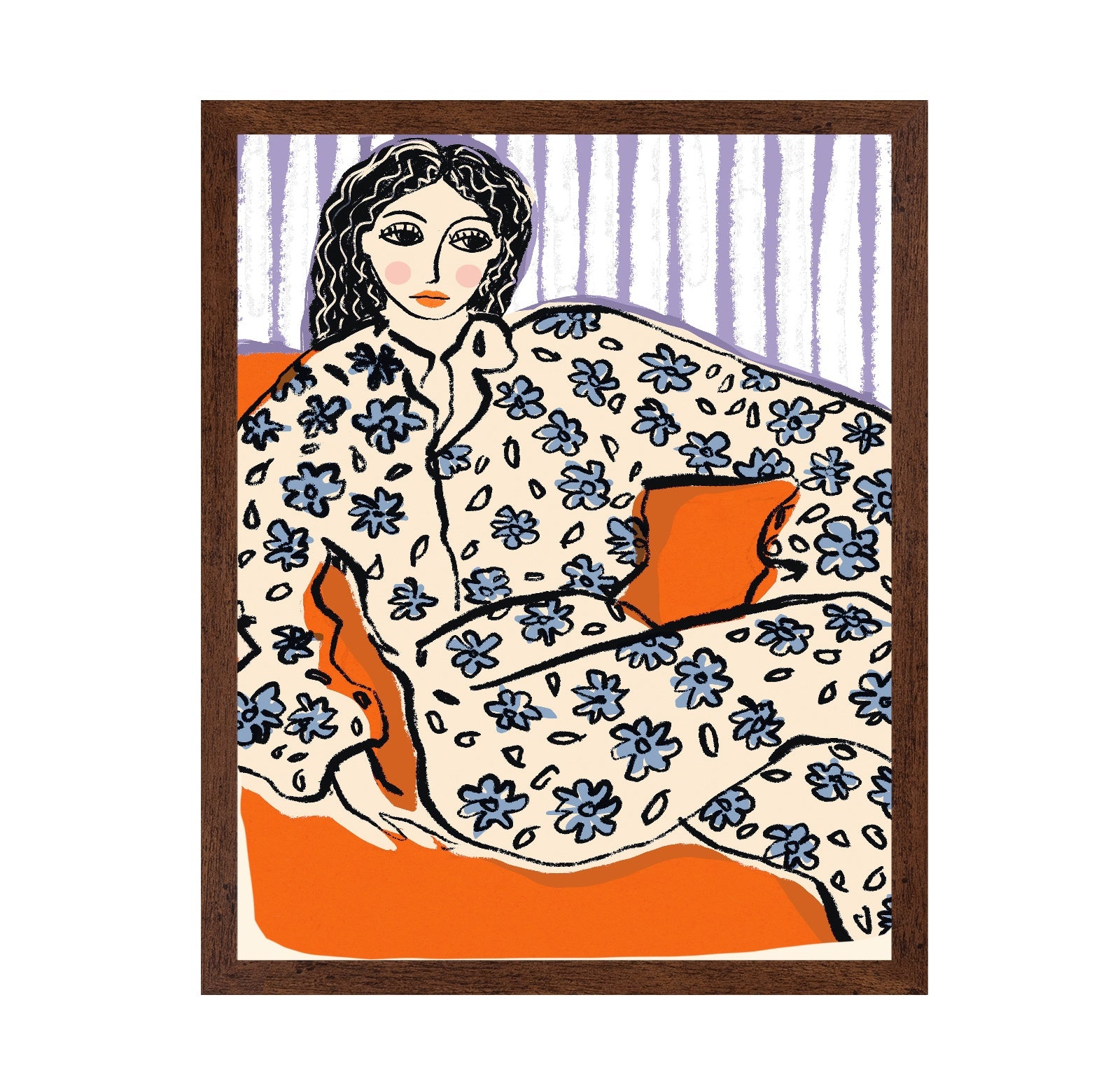Floral Lounge Woman