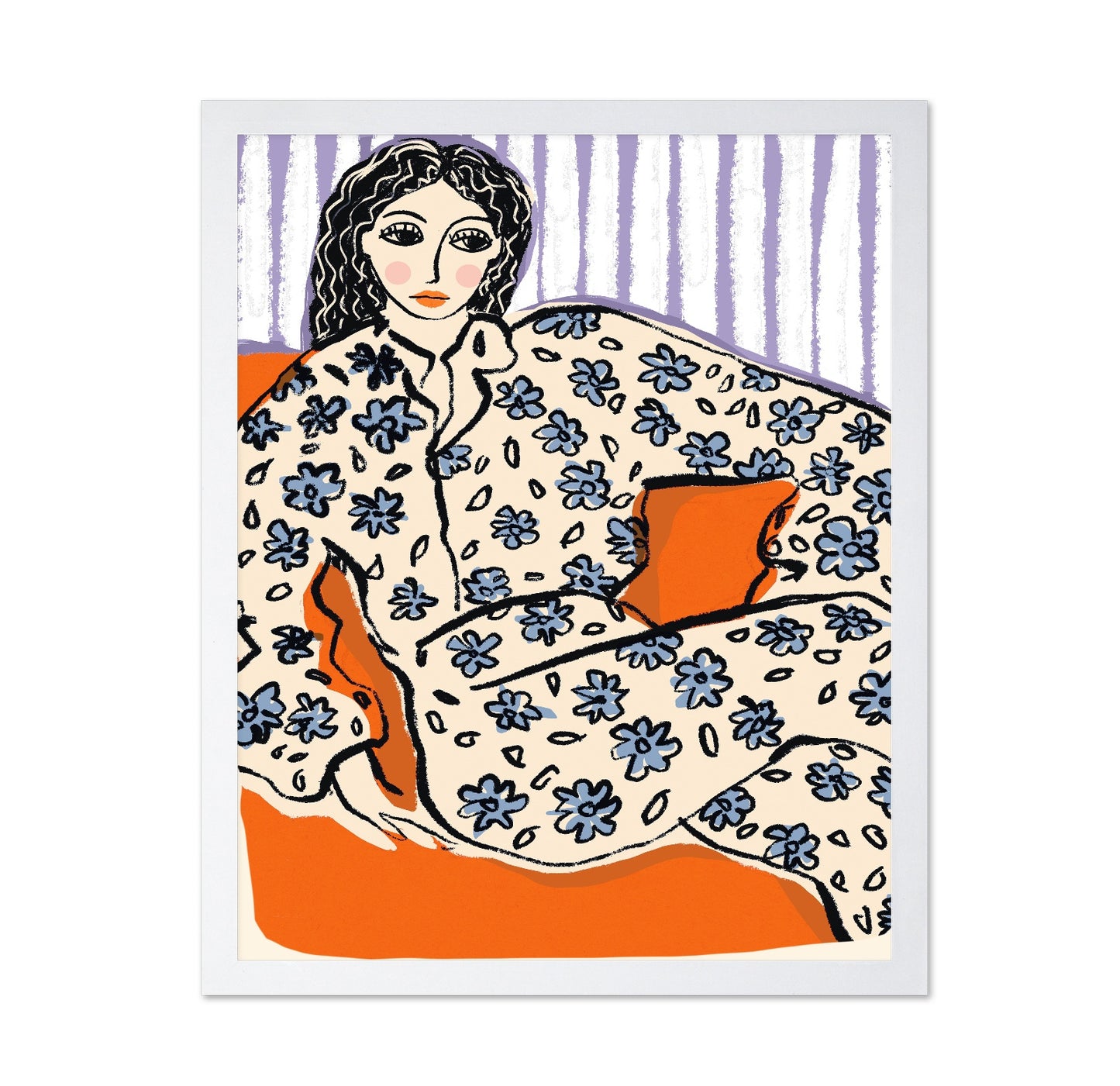 Floral Lounge Woman