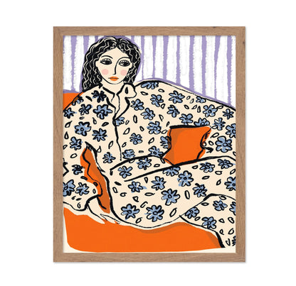 Floral Lounge Woman
