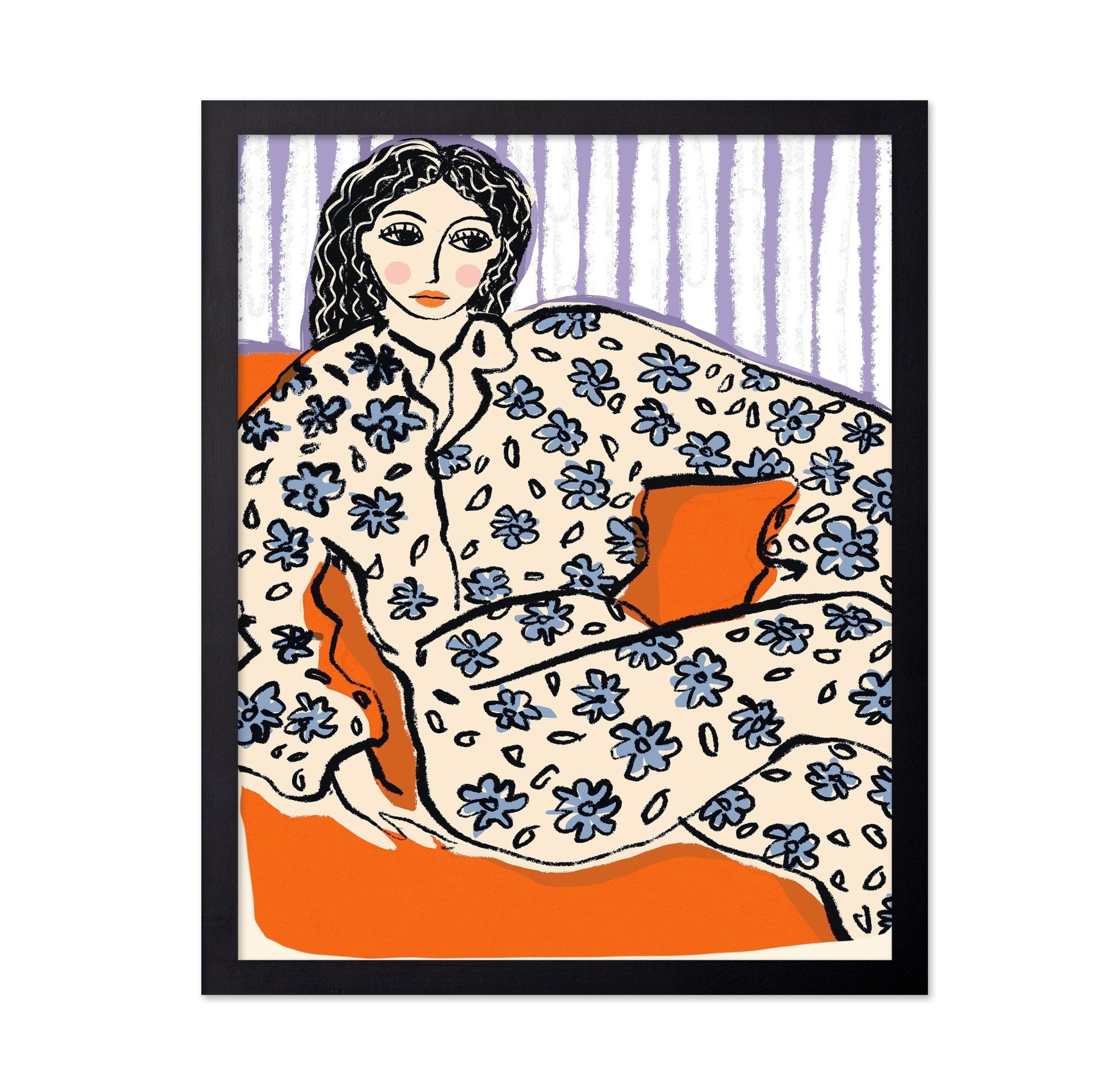 Floral Lounge Woman