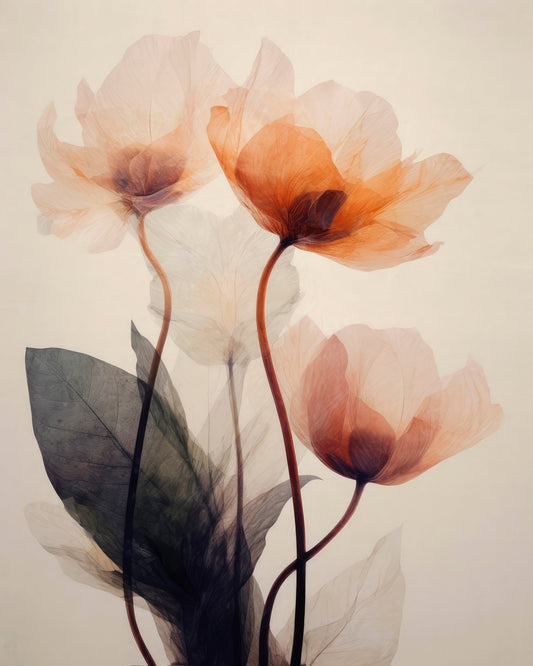 Soft Poppy Bloom No1