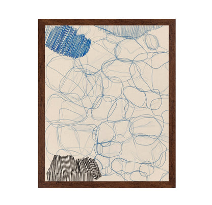 Blue Sketch Forms
