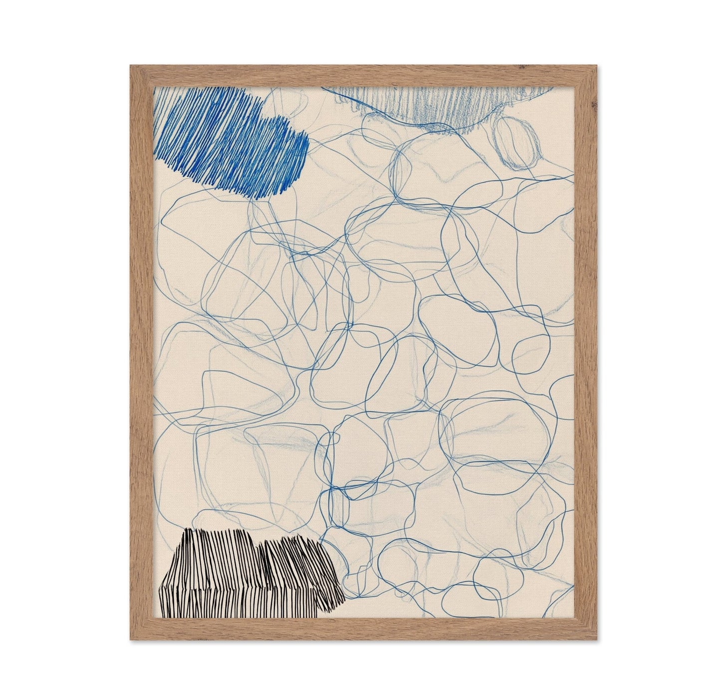 Blue Sketch Forms